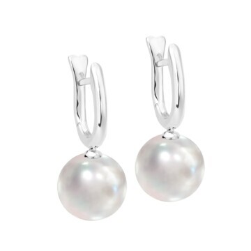 South Sea Pearl Huggie Earrings