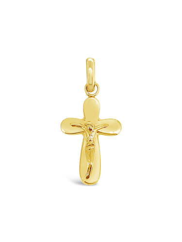 18ct Yellow gold Crucifix