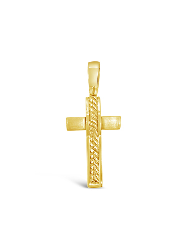 Cross pendant - 18ct Yellow gold 