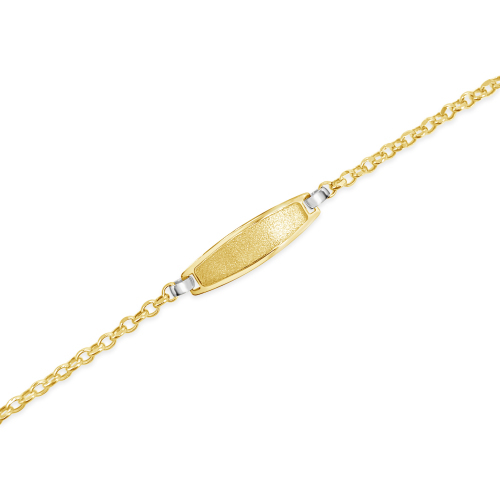 18ct 2T ID Bracelet