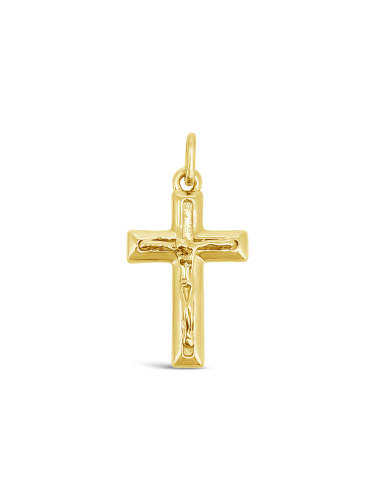 Cross pendant - 14k Yellow Gold 