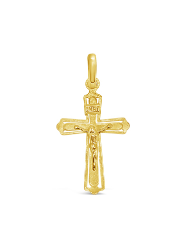 Cross pendant - 14k Yellow Gold