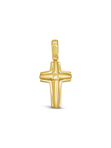 Cross pendant - 14k Yellow Gold 