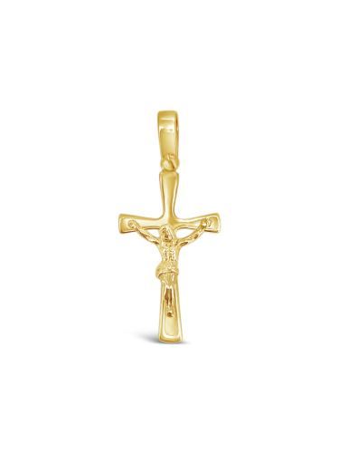 Cross pendant - 14k Yellow Gold 