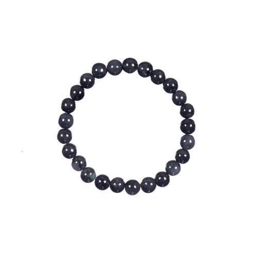Small Grey and Black Jade Bracelet